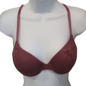 Victoria's Secret Pink Push Up Lace Razor Back Bra
